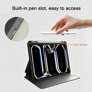Étui magnétique détachable antichoc avec support pour tablette <span class=keywords><strong>iPad</strong></span> 10e génération 10.2 9.7 Air <span class=keywords><strong>5</strong></span>/4 Pro 11 12.9 – Vente en gros OEM ODM - Product Image 2