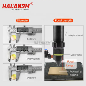 HALANSM EUA CVD ZnSe Óptica Focagem Lente Laser CO2 Laser Foco Lente Dia.28 F63.5mm 101.6 2.5 \ "4 \" Tubo Laser Preço Competitivo"