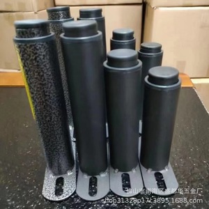 Pata de Mueble de Hierro Ajustable, Color Negro Mate, Resistente, Soporte para Cama, Estructura de Listones, Diseño Industrial - Product Image 1