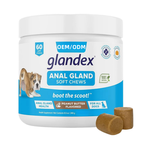 OEM <span class=keywords><strong>Anal</strong></span> Gland Soft Chews untuk Anjing - Mendukung Kesehatan Kelenjar <span class=keywords><strong>Anal</strong></span> & Fungsi Usus - Tanpa Menggiringi Anjing ke Tempat Buang Air Besar - Mendukung Kesehatan Pencernaan - Product Image 1