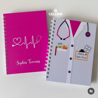 Carnet de notes personnalisé pour infirmières, rapport de travail, couverture rigide, carnet de notes quotidien pour le succès scolaire, journal pour infirmières, médecins