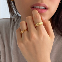 Service supérieur argent Sterling 925 plaqué or 18k bijoux bagues turques pour femmes