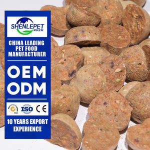 كميات كبيرة على شكل قلب أغذية الحيوانات الأليفة لينة مطاطية لا تقاوم نكهة الكلاب القطط الحيوانات الأليفة على شكل قلب فطيرة اللحوم عديمة العظم الحيوانات الأليفة تجميد الغذاء المجفف - Product Image 1