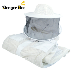 Mỹ KHO 3 lớp thông gió nghề nuôi ong phù hợp với người nuôi ong Quần áo bảo hộ cho Mật Ong <span class=keywords><strong>Bee</strong></span> an toàn phù hợp với - Product Image 2