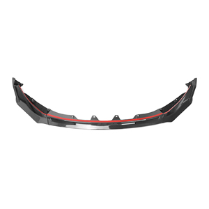 ลิปกันกระแทกคาร์บอนไฟเบอร์สไตล์ V สำหรับ M3 <span class=keywords><strong>BMW</strong></span> <span class=keywords><strong>G80</strong></span> 4-ประตู/M4 G83 G82 2ประตู2021 + ตัวแยกริมฝีปากด้านหน้า - Product Image 2