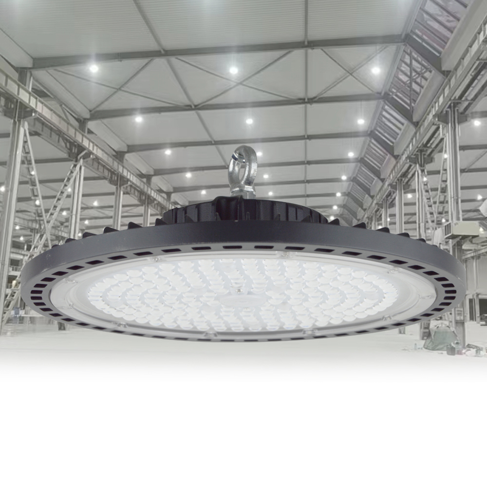 Đèn Chiếu Sáng Cao Chuyên Nghiệp Thiết Kế Mới IP66 IK08 Ngoài Trời In100W 150W 200W Ufo Đèn Led High Bay Cho Nhà Kho Entrepot