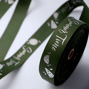 Rollo de Cinta de Grosgrain de Doble Cara con Borde de Alambre para Envolver Regalos, Venta al Por Mayor - Product Image 5