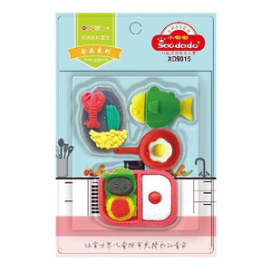 Soododo XDN0344 serie Fast Food Sushi Eraser per bambini matita cancelleria scuola - Product Image 5
