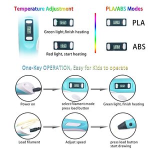 Filament PLA gratuit de 1,75 mm, stylo 3D de 2e génération pour enfants - Product Image 4