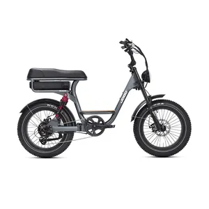High Power Bafang 48V 500W 15.6Ah Fat Tire Ebike Hybrid Mountain Electric Bicycle Fatbike