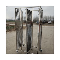 Taille personnalisée 6 12 15 32 couches en acier inoxydable support de plateaux chariot de boulangerie chariot de feuille support de casserole pour la cuisson séchage des aliments