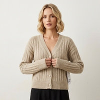 Nouveaux Cardigans et Pulls en Tricot Personnalisés pour Femmes Rowan – Qualité Supérieure OEM & ODM – Hauts en Tricot à Manches Longues – Création de Designer