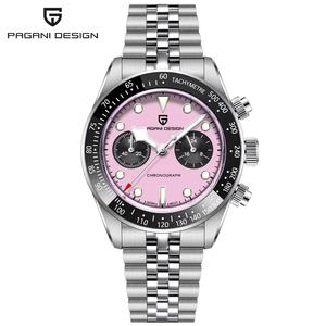 Nuevo Reloj PAGANI DESIGN para Hombre, Reloj de Cuarzo Verde Fluorescente, Cronógrafo Deportivo de Velocidad para Hombre, Zafiro, Resistente al Agua - Product Image 1