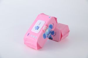 Usine OEM personnalise 80 lingettes nettoyantes pour bébé antibactériennes, organiques, biodégradables et lavables, fabriquées à partir d'eau pure - Product Image 2