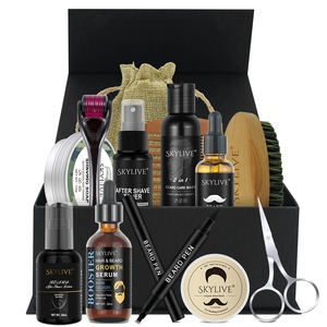Huile essentielle de croissance de cheveux de soin de <span class=keywords><strong>pain</strong></span> biologique naturel de haute qualité pour les hommes toilettage Kit de pulvérisation de croissance de barbe - Product Image 1