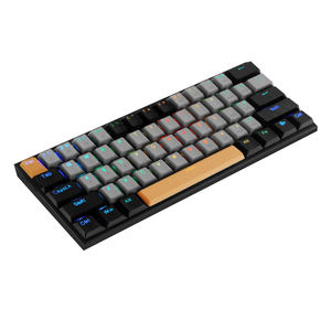 Teclas de teclado portátil PBT de 60% teclas, interruptores personalizados, retroiluminación RGB, miniteclado mecánico con cable para juegos de PC - Product Image 5