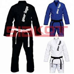Venta al por mayor logotipo personalizado Jiu Jitsu uniforme conjunto cómodo BJJ Kimono Gi con diseño personalizado - Product Image 1