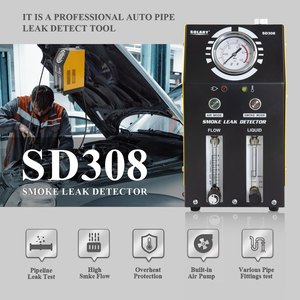 Detector de Fugas de Humo SOLARY en Oferta para Autos, Probador de Diagnóstico de Vacío EVAP de 12V CC para Sistema de Tuberías, Compatible con Más de 110 Marcas de Autos - Product Image 2