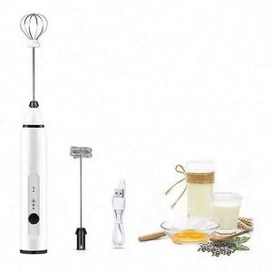 Wholesale 3rd Gear Rechargeable Milk Frother Handheld Whisk Foam Maker Custom Logo - Product Image 3