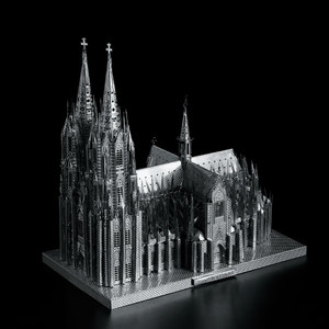 Thế giới nổi tiếng xây dựng <span class=keywords><strong>3D</strong></span> <span class=keywords><strong>Cologne</strong></span> Nhà thờ mô hình kim loại câu đố đồ chơi cho người lớn DIY - Product Image 3