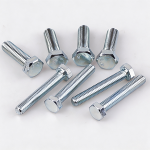 Vis à tête hexagonale en acier au carbone, entièrement filetée, métrique - Product Image 2