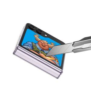 Protector de pantalla plegable, Flexible TPU de película transparente, vidrio <span class=keywords><strong>templado</strong></span> irrompible para <span class=keywords><strong>Samsung</strong></span> Galaxy <span class=keywords><strong>Z</strong></span> <span class=keywords><strong>Flip</strong></span> 5 4 <span class=keywords><strong>3</strong></span> 2 - Product Image 4