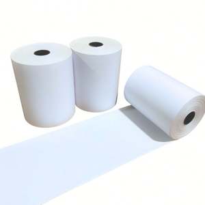 Papier thermique imperméable de haute qualité personnalisé 80mmx80mm 100% pâte de bois Rouleau de caisse ATM de supermarché sur mesure Vente directe usine - Product Image 3