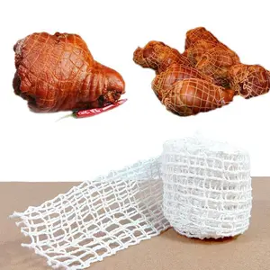 5m 16 Fleischnetz-Rolle Rolle Wickeln Netz elastisches Räucherfleisch Geflügel Schinken Netz Fleisch Metzger Seidennetz Rolle Rindfleisch Netzrolle