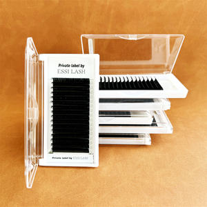 ESSI bulu mata Super Matte hitam bulu mata kasmir ekstensi bulu mata bulu mata Volume bulu mata nampan kustom ekstensi bulu mata beludru - Product Image 4