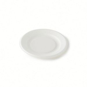 Barquette alimentaire compostable et biodégradable en bagasse de canne à sucre, jetable, pour viande, usage supermarché, tailles 9''/10''/12'', personnalisable, blanc - Product Image 2