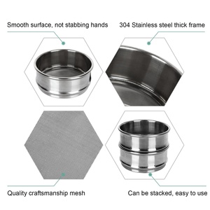 304 Stainless Steel Test Sieve 38 45 75 90 Micron Lab Sieve with Cutting Service for Soil/Powder Analysis - Product Image 5