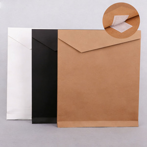 Sobres de Papel Kraft con Cierre Adhesivo para Ropa, Sudaderas, Ropa Interior y Camisetas, Color Negro y Marrón, para Tiendas y Boutiques, Venta al Por Mayor - Product Image 2