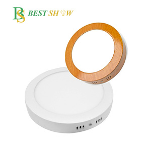 Khung Vỏ Màu Đen 6W <span class=keywords><strong>12W</strong></span> 18W 24W Bảng Đèn <span class=keywords><strong>Led</strong></span> Gắn Trên Bề Mặt Tròn - Product Image 5