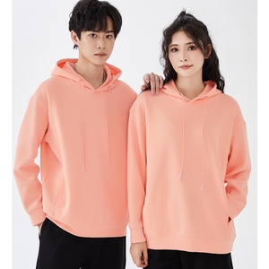 เสื้อฮู้ดดี้ผู้ชายแบบหนา 330 กรัม รุ่นฤดูใบไม้ร่วง สีพื้น ปักลายทันสมัย ทรงหลวม ไหล่ตก แขนยาว - Product Image 5