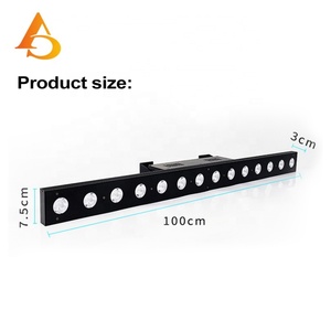 Luz LED de pared DMX de aluminio de 14 piezas con iluminación blanca cálida, luces DJ para discoteca - Product Image 6