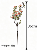 Vente en gros de marguerites artificielles d'automne à tige unique de 86 cm, 6 têtes, fausses chrysanthèmes sauvages, fleurs d'automne vintage, arrangement pour la décoration de la maison