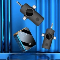 Système de microphone sans fil avec casque d'oreille Lavalier à main Récepteur multicanal 3 canaux pour les performances en direct