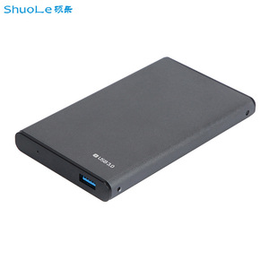 Caja metálica ShuoLe para disco duro de 2.5 pulgadas USB3.0 para SSD y HDD, carcasa de almacenamiento externo - Product Image 1