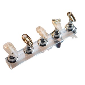 Automne <span class=keywords><strong>hiver</strong></span> noë<span class=keywords><strong>l</strong></span> nouvel an Style Punk métal miroir magique or européen américain tempérament ongles artificiels - Product Image 5