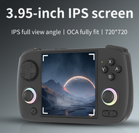 Console de jeu vidéo portable avec écran IPS de 3,95 pouces, couleurs RVB RGCubeXX, joystick, batterie de 3800 mAh, connexion Wifi