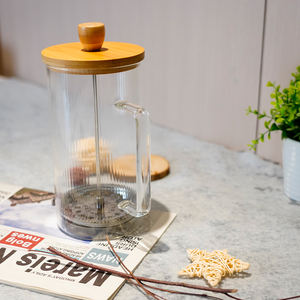 Offre Spéciale <span class=keywords><strong>Mini</strong></span> presse à café à service unique presse française cafetière résistant à la chaleur épaisseur verre borosilicaté café thé presse - Product Image 3