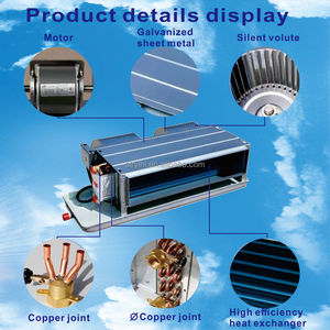 Unidades Fancoil de instalación de <span class=keywords><strong>techo</strong></span> OEM Unidad de bobina de ventilador de agua refrigerada de bajo ruido y alta eficiencia <span class=keywords><strong>Aire</strong></span> <span class=keywords><strong>acondicionado</strong></span> industrial FCU - Product Image 2