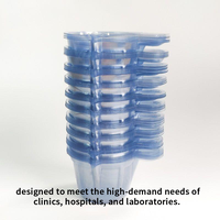 Vaso para Muestras de Orina, Desechable, de Plástico, 40 ml, Transparente, para Recolección de Muestras