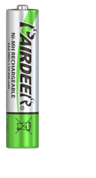 Pairdeer Factory Direct OEM Pairdeer No.7 1,2 V HR03 AAA 800mAh NiMH Batería recargable para afeitadoras