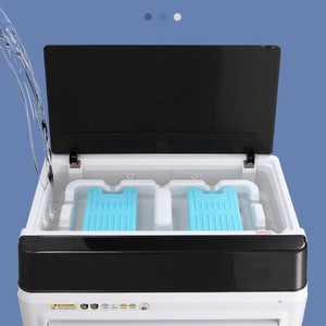 Mini Air Cooler With <b>Water</b> Tank And Ice Crystals For Home Use 50 Db Quiet Operation 2 8 Hour <b>Timer</b> Function - Product Image 1