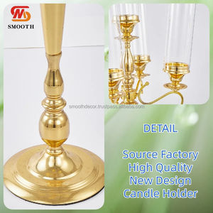 SMOOTH Clear Acrylic 118cm Rectangle <b>Mirror</b> Design Tall Candelabra for Wedding and Party <b>Table</b> <b>Top</b> Centerpiece - Product Image 2