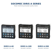 SOCOMEC DIRIS A-40 A-100 A-200 Compteur de qualité d'alimentation monté sur panneau avec RS485 Modbus, Ethernet BACnet IP en option