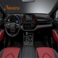Autoestéreo Android 13 8GB 128G 12.3'' Autoradio para Toyota Highlander 2021 2022 GPS para Auto Navegación Reproductor Multimedia Carplay