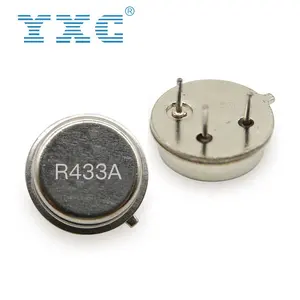 Resonator Gergaji TO-39 R433A 43392 MHz 433.92MHz, Resonator Kristal Kuarsa