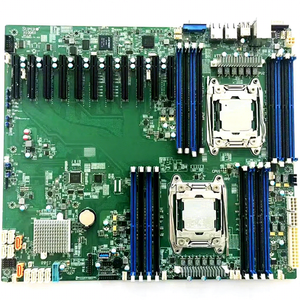 ซูเปอร์ไมโคร X10DRX เมนบอร์ดเซิร์ฟเวอร์ X99 ซ็อกเก็ตคู่ 11 PCIe X8 สล็อตการ์ดเครือข่ายกิกะบิตคู่รองรับโปรเซสเซอร์ E5-2600v3v4 - Product Image 1